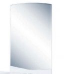 Homeroots - 43" Exquisite White High Gloss Mirror