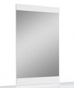 Homeroots - 45" Superb White High Gloss Mirror