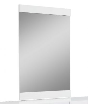 Homeroots - 45" Superb White High Gloss Mirror