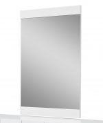 Homeroots - 45" Superb White High Gloss Mirror - Image 4