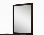 Homeroots - 43" Dark Brown Framed Dresser Mirror - Image 4
