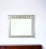 Homeroots - 42" Silver Wood Framed Mounted Dresser Mirror - Image 2