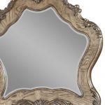 Homeroots - 48" Oak Abstract Wood Framed Mounted Dresser Mirror - Image 3