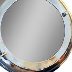 Homeroots - 21" Silver Round Aluminum Framed Accent Mirror - Image 4
