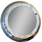 Homeroots - 21" Silver Round Aluminum Framed Accent Mirror - Image 3