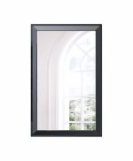 Homeroots - 51" Black Wood Framed Accent Mirror