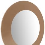 Homeroots - 47" Gold Round Wood Framed Accent Mirror - Image 4