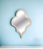 Homeroots - 34" Natural Novelty Wood Framed Accent Mirror