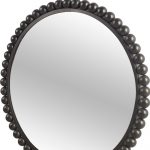 Homeroots - 43" Black Abstract Metal Framed Accent Mirror - Image 4