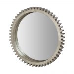 Homeroots - 44" Silver Abstract Wood Framed Accent Mirror - Image 3