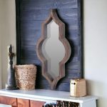 Homeroots - 34" Dark Brown Novelty Framed Accent Mirror - Image 2
