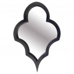 Homeroots - 34" Black Novelty Framed Accent Mirror