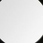 Homeroots - 26" Black Cog Round Metal Frame Wall Mirror - Image 5