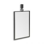 Homeroots - 44" Gunmetal Metal Framed Accent Mirror - Image 4