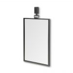 Homeroots - 44" Gunmetal Metal Framed Accent Mirror - Image 3