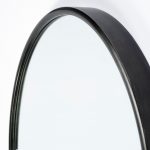 Homeroots - Black Arch Full Length Hanging Metal Mirror - Image 3