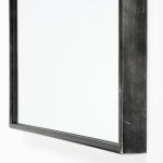 Homeroots - Black Arch Full Length Hanging Metal Mirror - Image 4