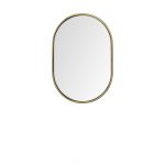 Homeroots - Gold Oval Accent Metal Mirror - Image 3