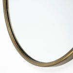 Homeroots - Gold Oval Accent Metal Mirror - Image 4