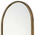 Homeroots - Gold Oval Accent Metal Mirror - Image 5