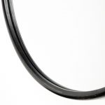 Homeroots - 36" Black Oval Metal Framed Accent Mirror - Image 7