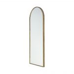 Homeroots - 70" Gold Arch Metal Framed Accent Mirror - Image 3
