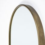 Homeroots - 70" Gold Arch Metal Framed Accent Mirror - Image 4