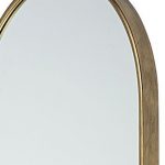 Homeroots - 70" Gold Arch Metal Framed Accent Mirror - Image 6