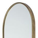 Homeroots - 70" Gold Arch Metal Framed Accent Mirror - Image 7