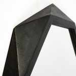 Homeroots - 41" Octagon Black Wood Frame Wall Mirror - Image 7