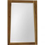 Homeroots - 35" Brown Wood Accent Mirror - Image 2