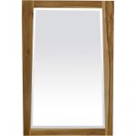 Homeroots - 35" Brown Wood Accent Mirror - Image 4