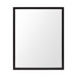 Homeroots - Rectangle Espresso Accent Mirror With Lakeside Design