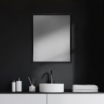 Homeroots - Rectangle Espresso Accent Mirror With Lakeside Design - Image 7