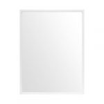 Homeroots - Rectangle White Accent Mirror With Crisp White Finish Frame - Image 5