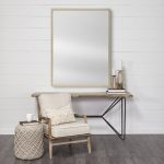 Homeroots - Rectangle Natural Accent Mirror With Matte Finish Frame - Image 6