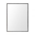 Homeroots - Rectangle Grey Accent Mirror With Driftwood Quality Frame