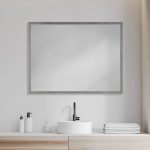 Homeroots - Rectangle Grey Accent Mirror With Driftwood Quality Frame - Image 7