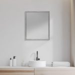 Homeroots - Rectangle Grey Accent Mirror With Driftwood Quality Frame - Image 6