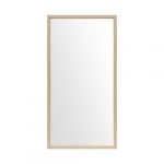 Homeroots - Rectangle Natural Accent Mirror With Matte Finish Frame - Image 4
