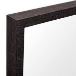 Homeroots - Rectangle Espresso Accent Mirror With Lakeside Design - Image 5
