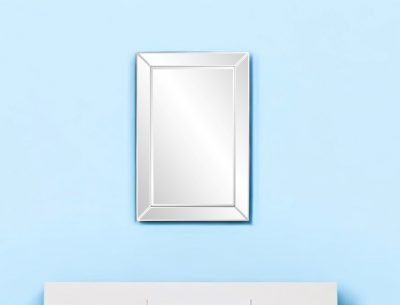 Homeroots - 36" Glass Framed Accent Mirror