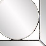 Homeroots - 12" Round in Square Glass Framed Accent Mirror - Image 8