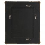 Homeroots - 23" Antiqued Gold Ornate Scroll Framed Accent Mirror - Image 4