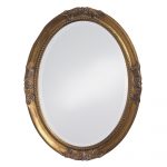 Homeroots - 33" Gold Oval Framed Accent Mirror - Image 2