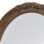 Homeroots - 33" Gold Oval Framed Accent Mirror - Image 5