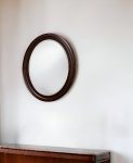Homeroots - 33" Bronze Oval Framed Accent Mirror