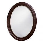 Homeroots - 33" Bronze Oval Framed Accent Mirror - Image 3