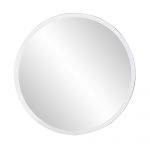 Homeroots - 28" Gray Round Unframed Accent Mirror - Image 2