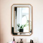 Homeroots - Recatngle Gold Leaf Mirror With Angled Corners Frame - Image 9
